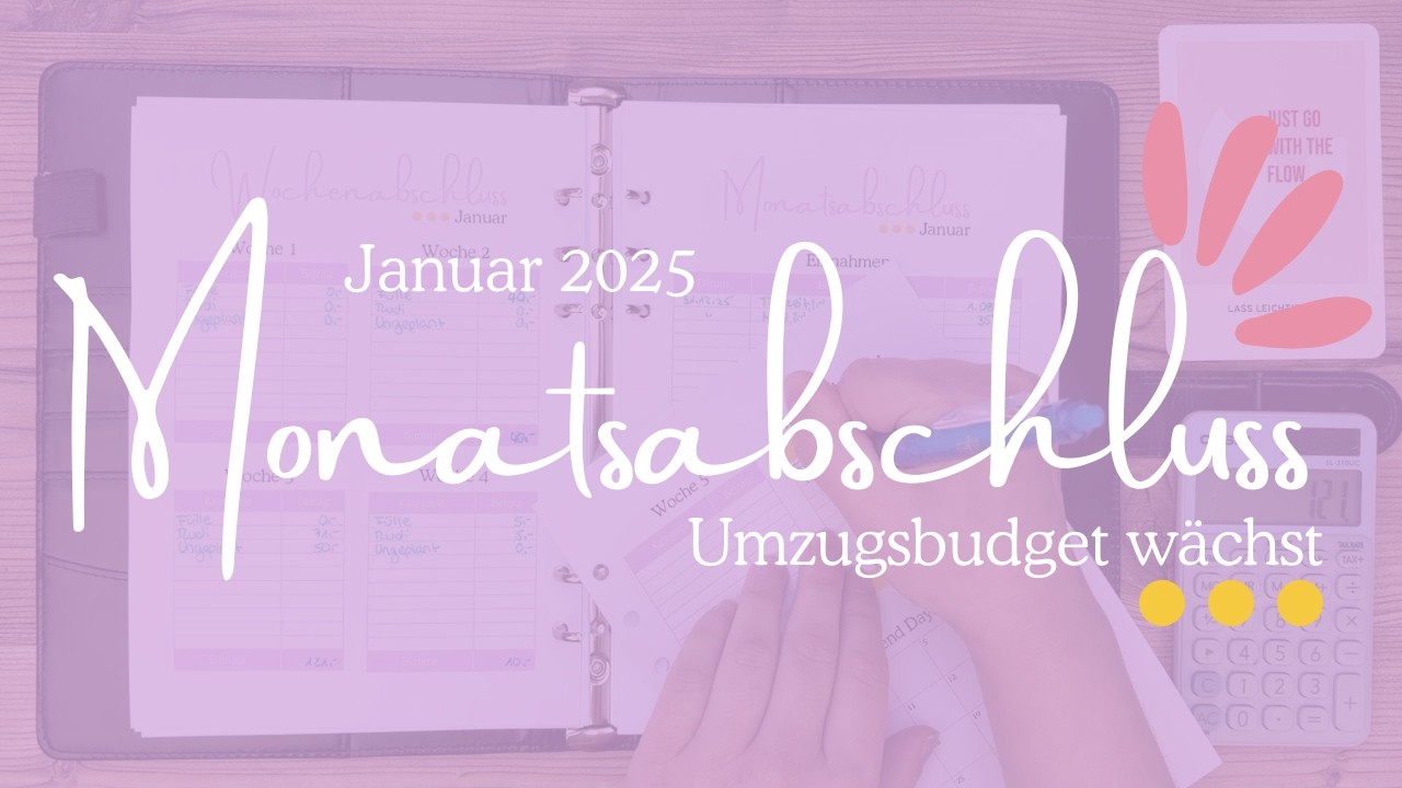 Monatsabschluss Januar 2026 | Umzugsbudget wächst | Schuldenabbau mit der Umschlagmethode