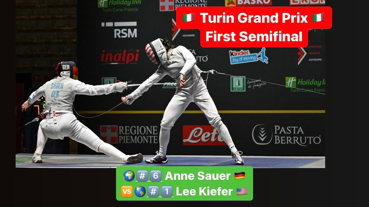 Turin Grand Prix 2024 SWF - L4 - Anne Sauer GER v Lee Kiefer USA