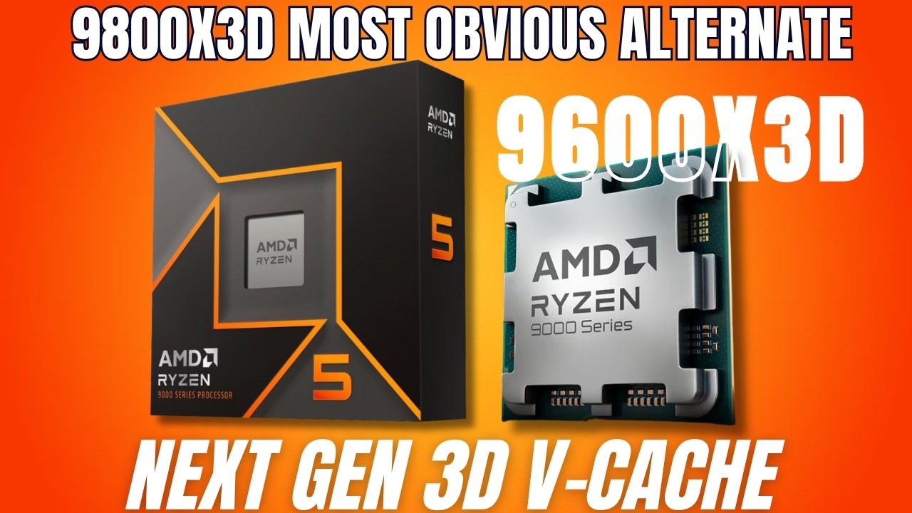 Meet the Ryzen 5 9600X3D: The Surprise Challenger to the 9800X3D!