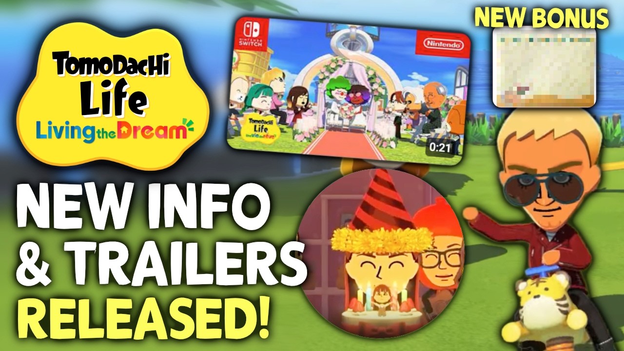 Właśnie opublikowano nowe zwiastuny Tomodachi Life: Living The Dream i nie tylko!