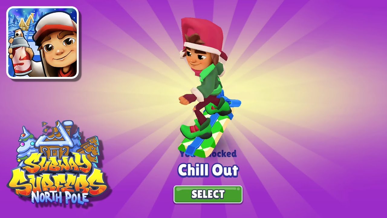 SUBWAY SURFERS: North Pole 2025 SEASON HUNT REWARD UNLOCKED! Chill Out Board Gameplay 🛹