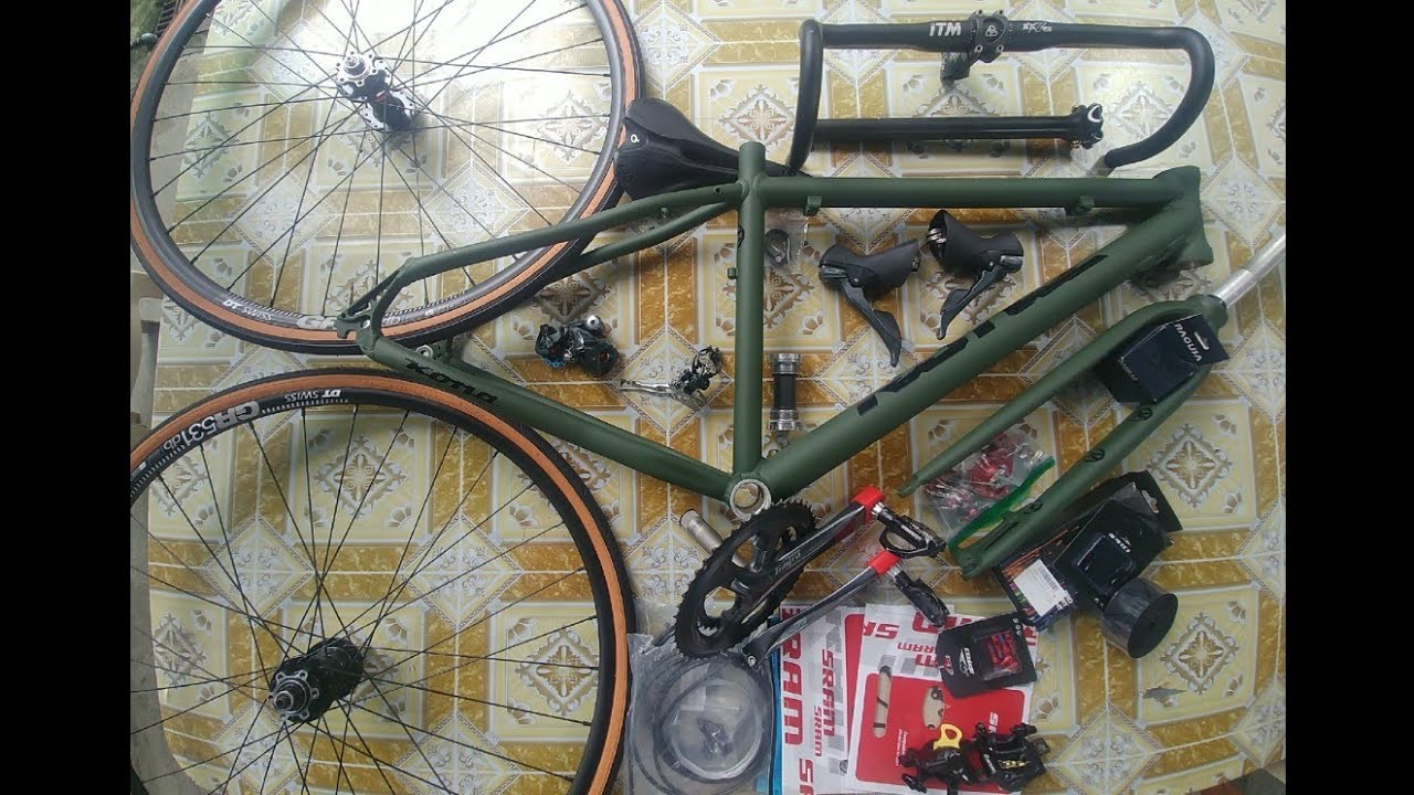 Bike build project “roadvel”😝 re used parts fits up to 700x45c👌