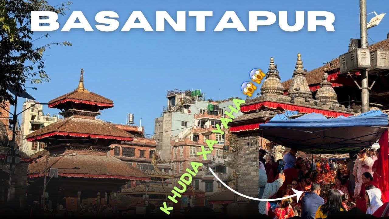 Basantapur ￼family sang ghumdai….😍😍😍
