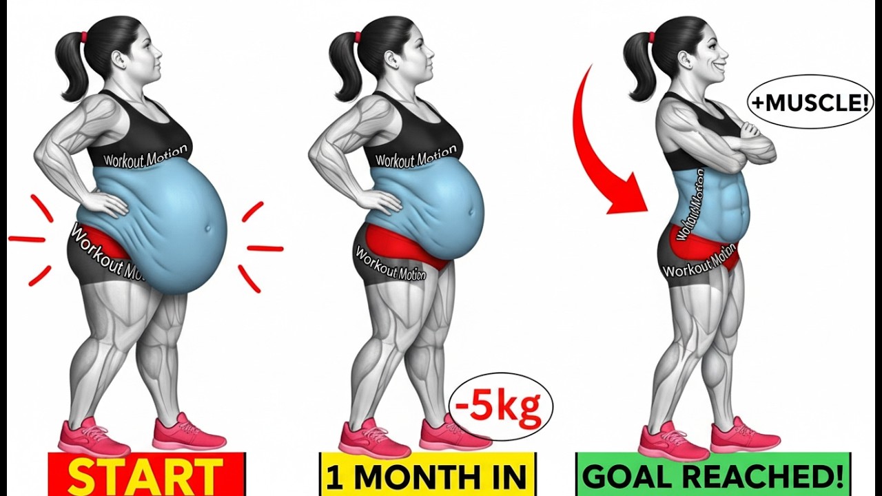 🔥 Melt Hanging Belly Fat Fast: 30-Min Standing Abs Workout for a Slim Waist ✅