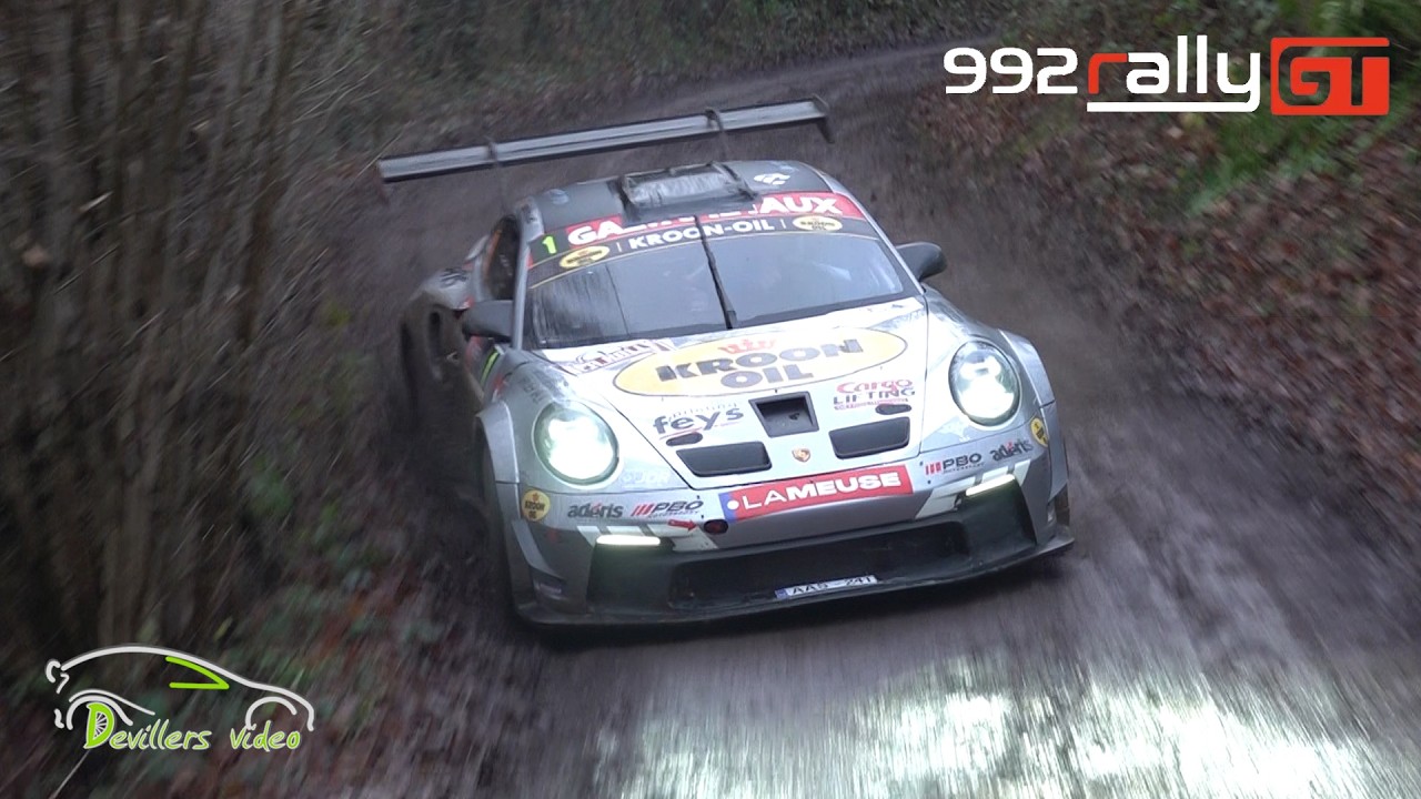 PORSCHE 992 Rally GT - Best of rally 2025 - Pure sound | Devillersvideo