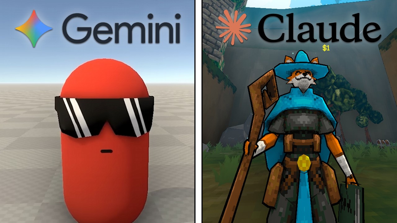 Gemini VS Claude Make Megabonk From Scratch