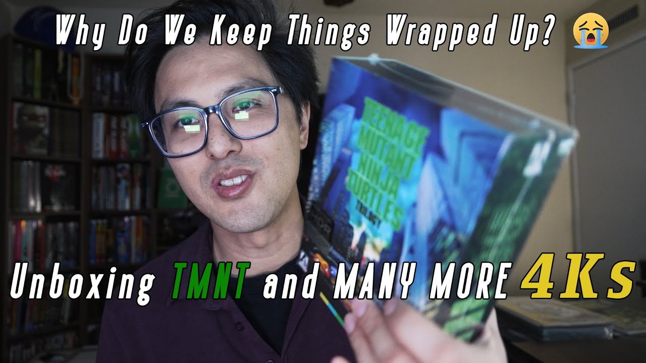 Teenage Mutant Ninja Turtles 4K Unboxing & Initial Thoughts + Unboxing A Stack of Physical Media