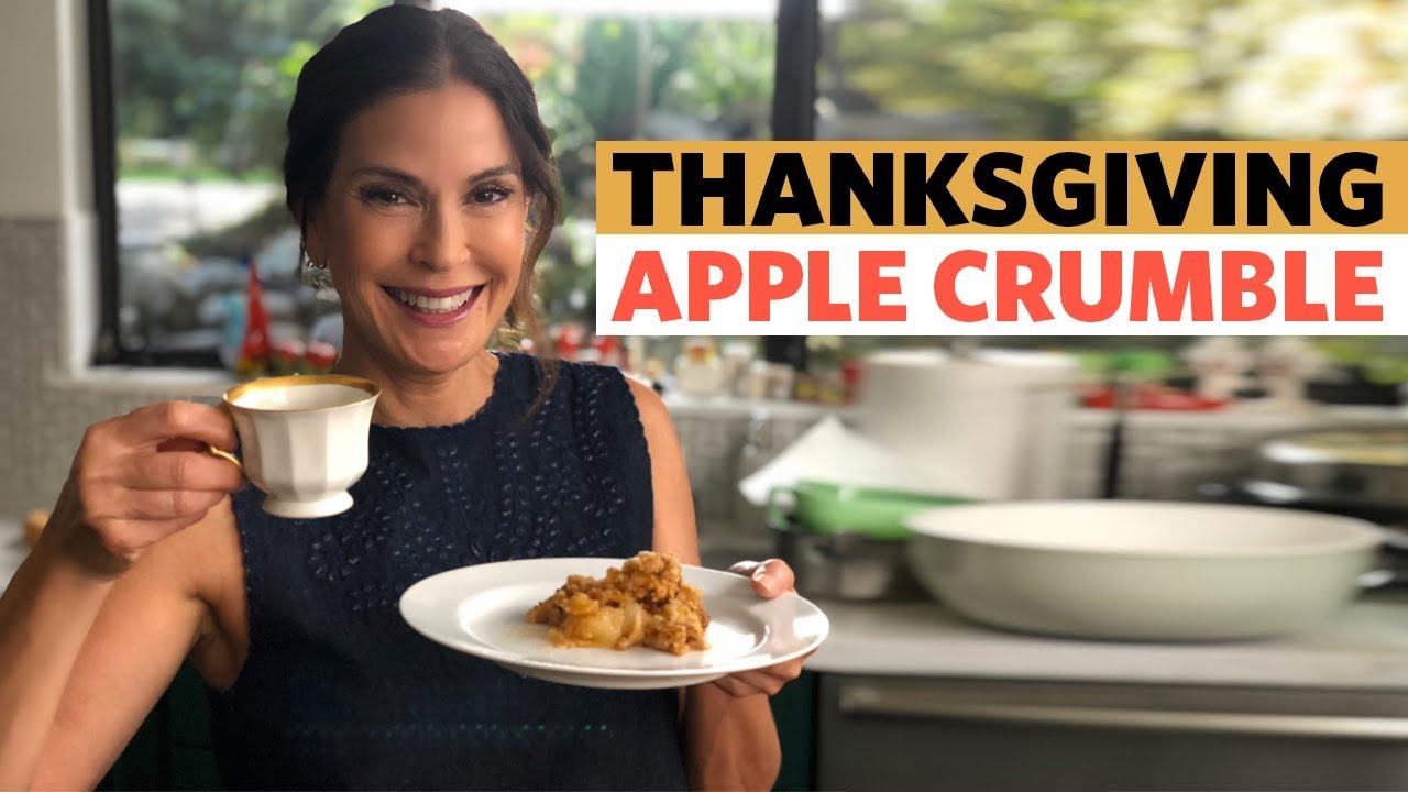 Apple Crumble for Thanksgiving