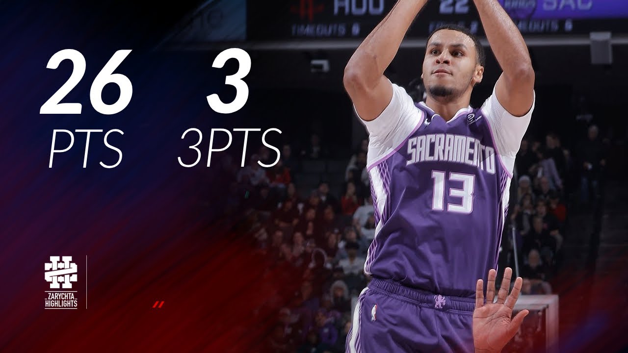 Keegan Murray 26 pts 3 threes vs Rockets 25/26 season