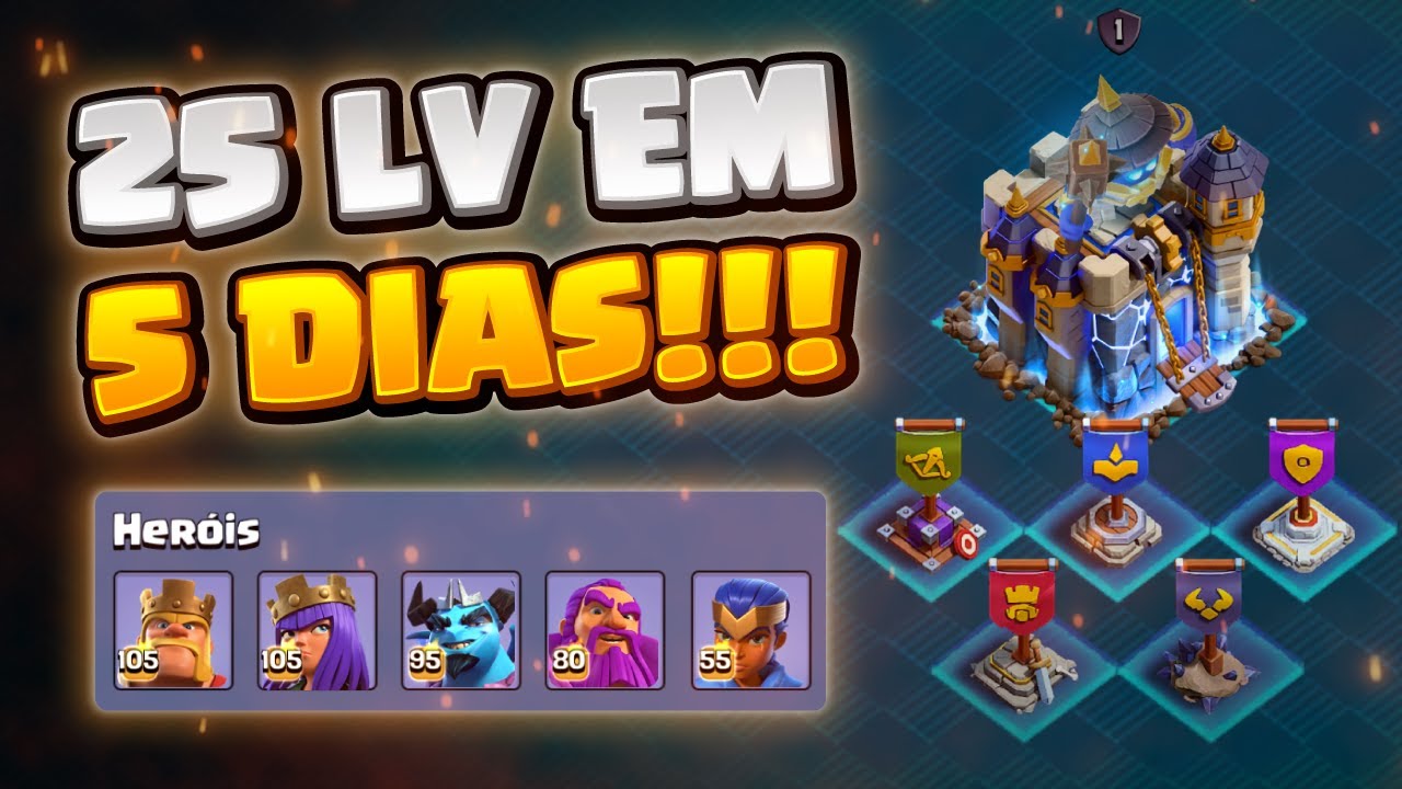 Esse é o Meu Segredo Para Upar Heróis Rápido no Clash of Clans!