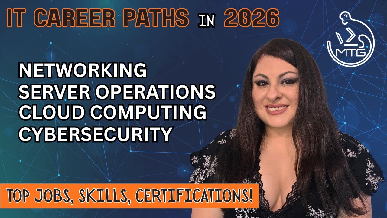 IT Career Paths in 2026 | Networking, Cloud, Cybersecurity & Server Ops | Jobs, Skills & Certs