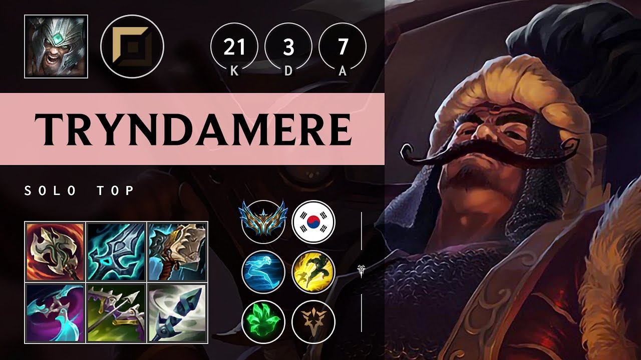 Tryndamere Top vs Ambessa: Quadra Kill, Legendary - KR Challenger Patch 14.23