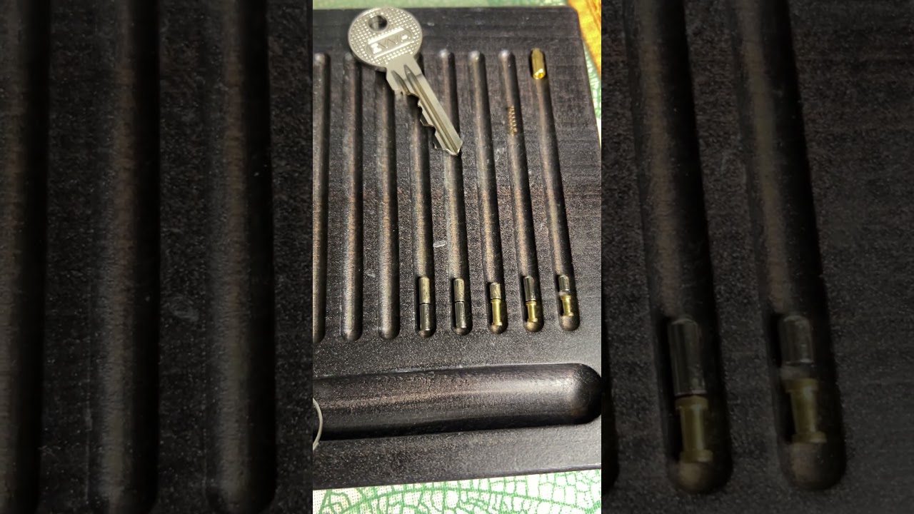 Разборка цилиндра Evva. #lockpicking #locksport #locksmith #evva