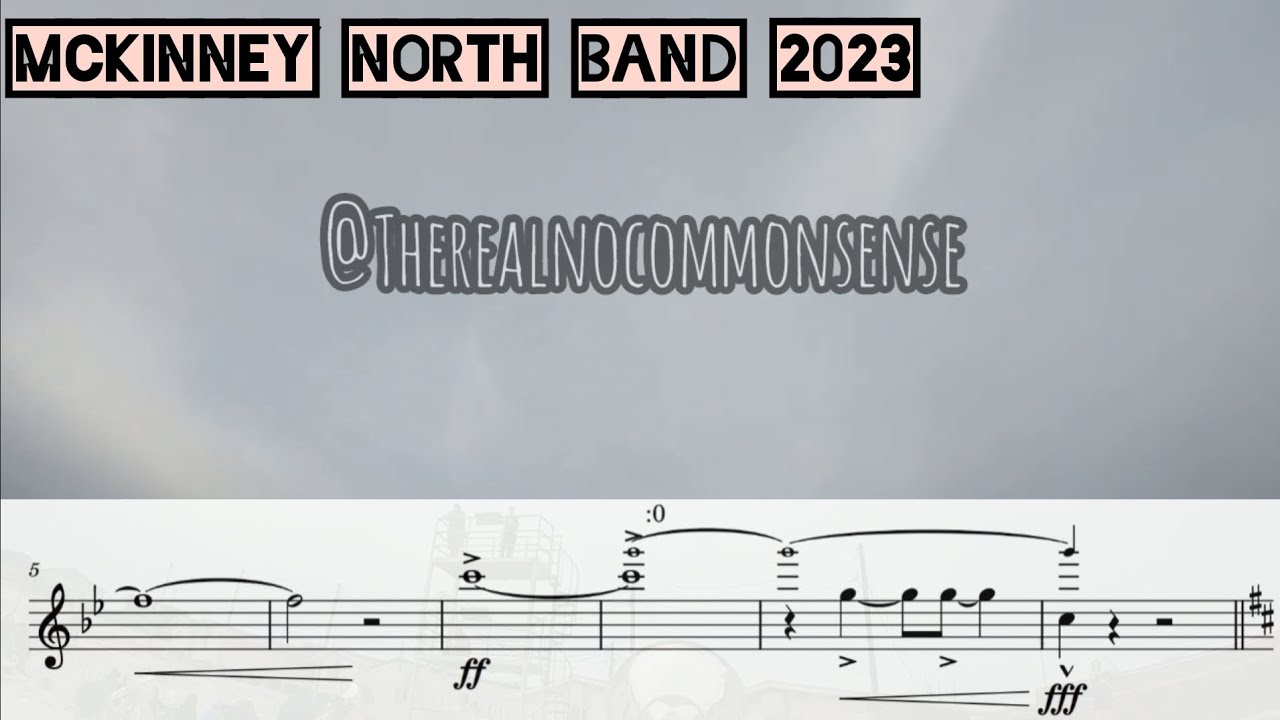 Mckinney North Band 2023 Lead Trumpet Transcription