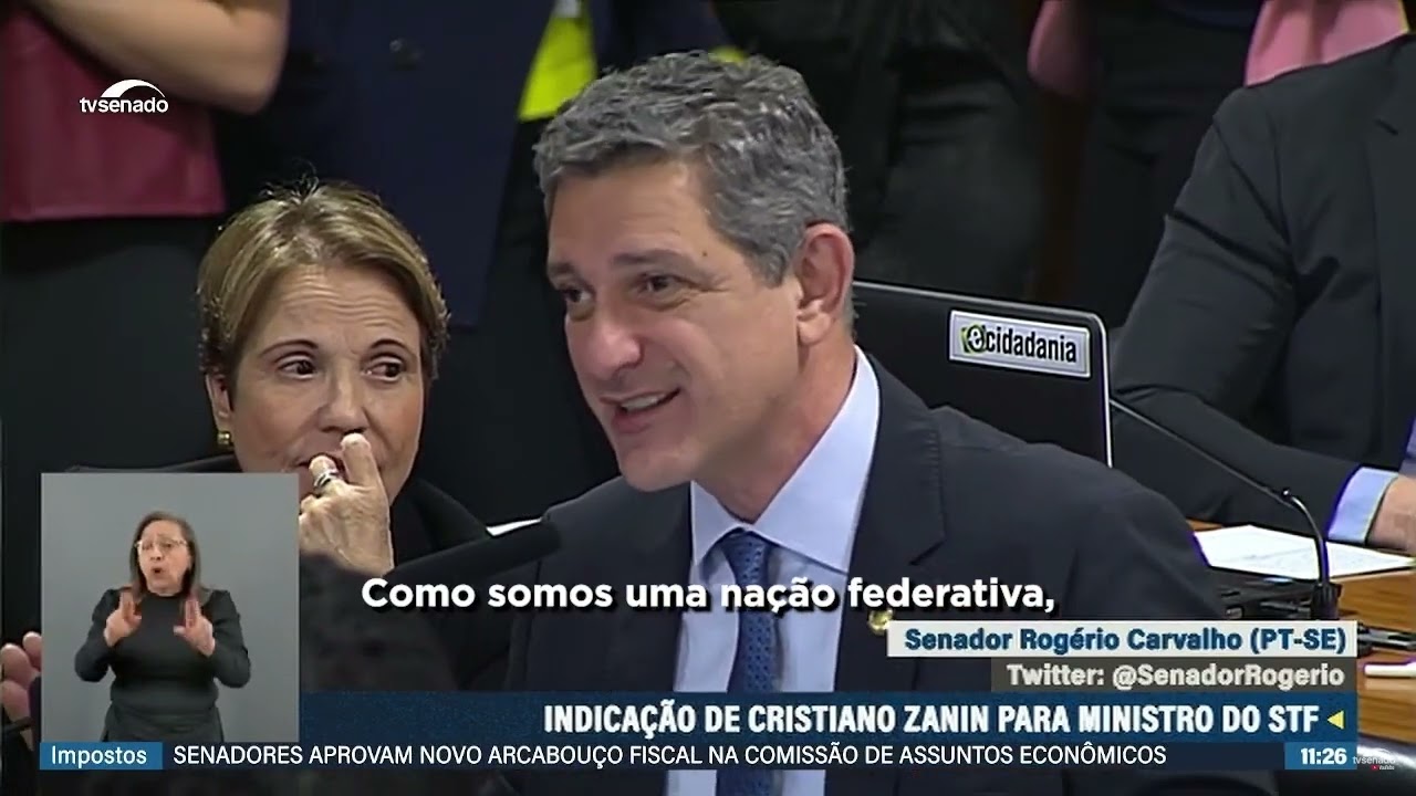 Senador Rogério Carvalho sobre indicação de Cristiano Zanin para ministro do STF | Cortes do PT