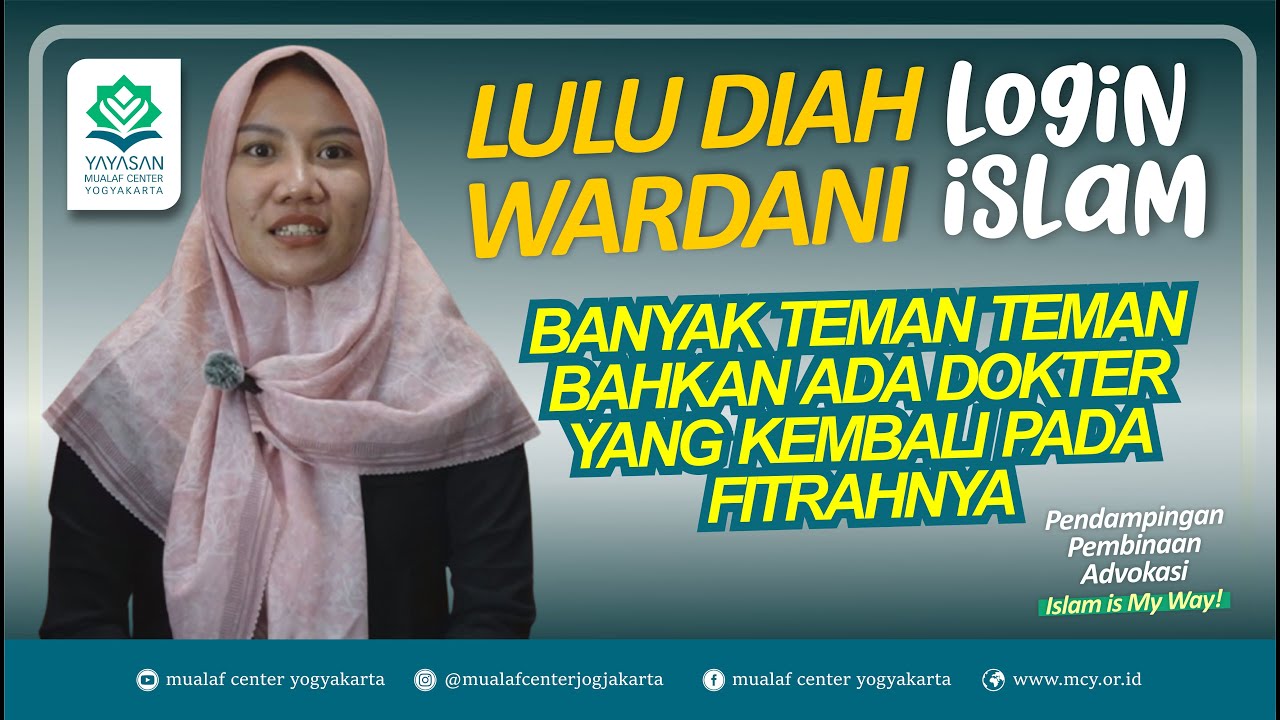 🔵MOMEN LULU LOGIN ISLAM DI MCY #videotrailers | MUALAF CENTER YOGYAKARTA