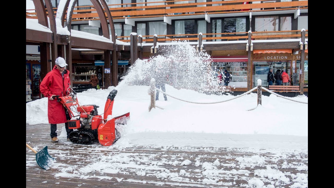 Sneeuwdump Les Menuires 14-03-2019