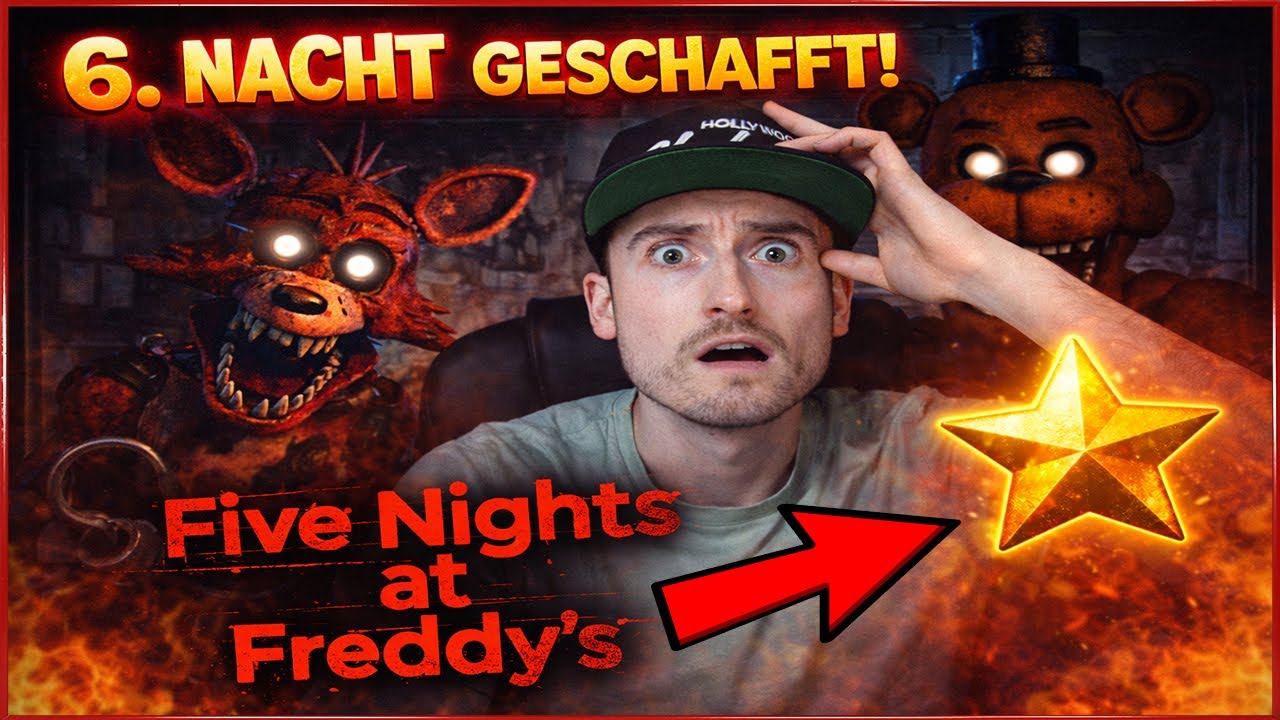 ⭐ 6. NACHT GESCHAFFT! | Five Nights at Freddy’s 1