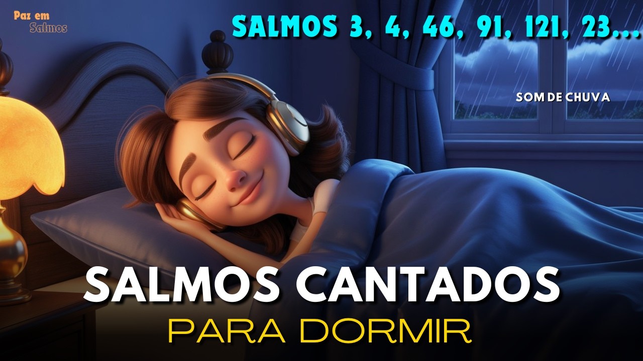 Coloque Este Som e Descanse 💙 Salmos Cantados Para Noites Difíceis | Salmos Cantados para Dormir