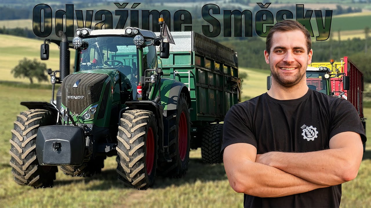 Odvažíme Luskoobilní směs (GPS)  od řezačky s FENDT 828 & ZDT MEGA 20