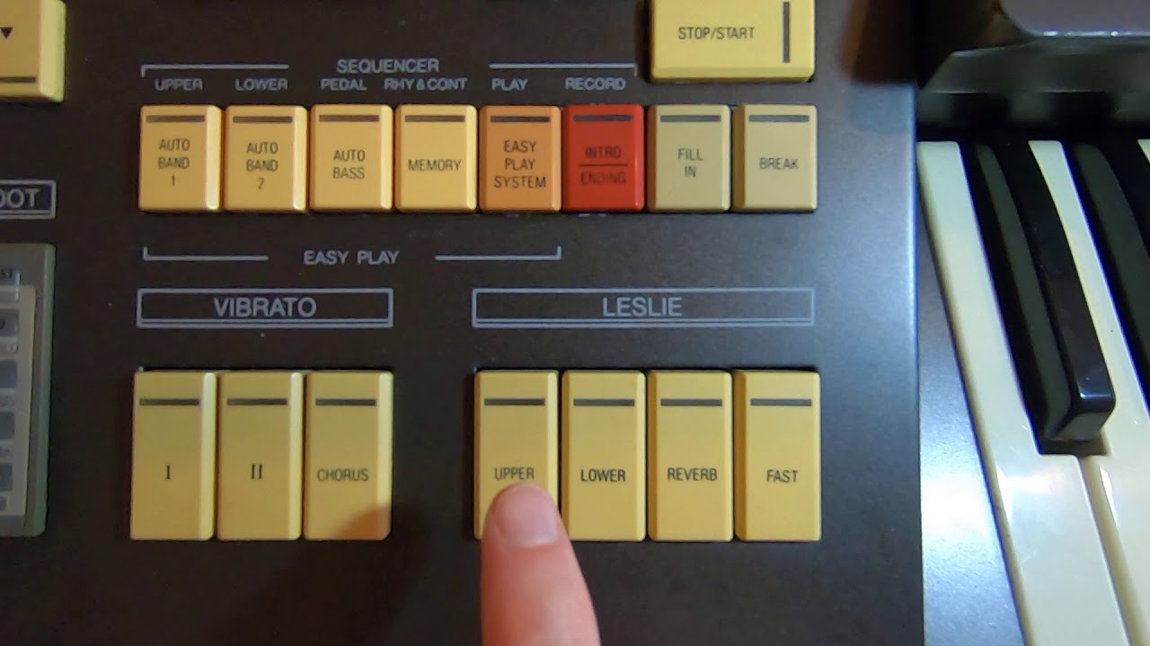Leslie and Chorus/Vibrato on the Hammond SX-2000 - Part 1/2 - The acoustic Leslie