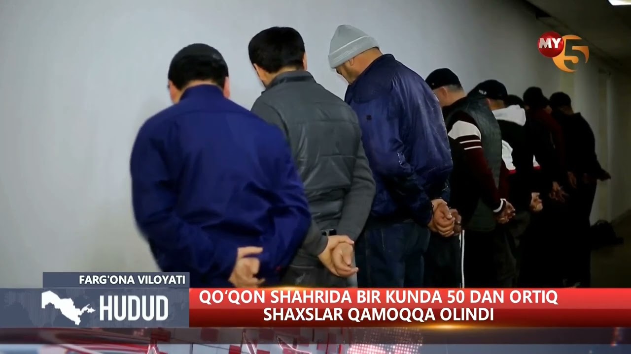 Qoʻqon shahrida bir kunda 50 dan ortiq shaxslar qamoqqa olindi