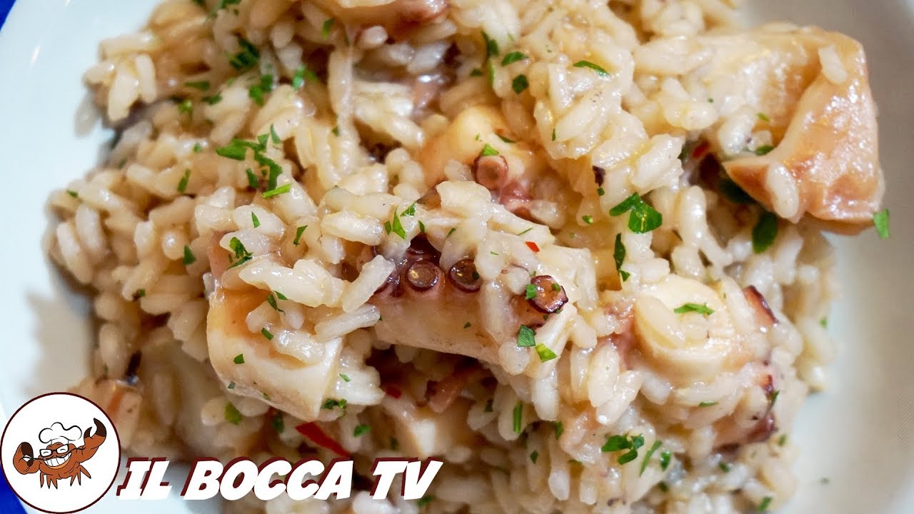 609 - Risotto al polpo...da far fuori in un sol colpo! (primo di pesce facile, gustoso e genuino)
