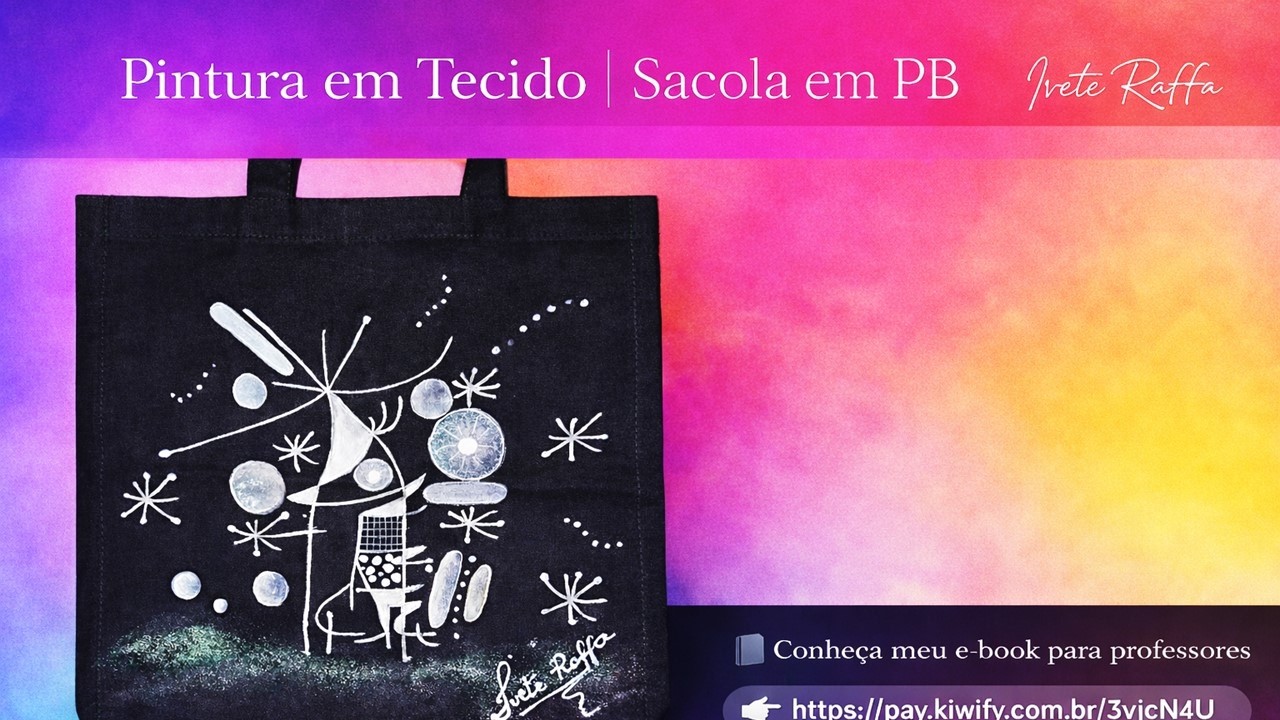 Miró - O Pássaro  - Pintura em Camiseta
