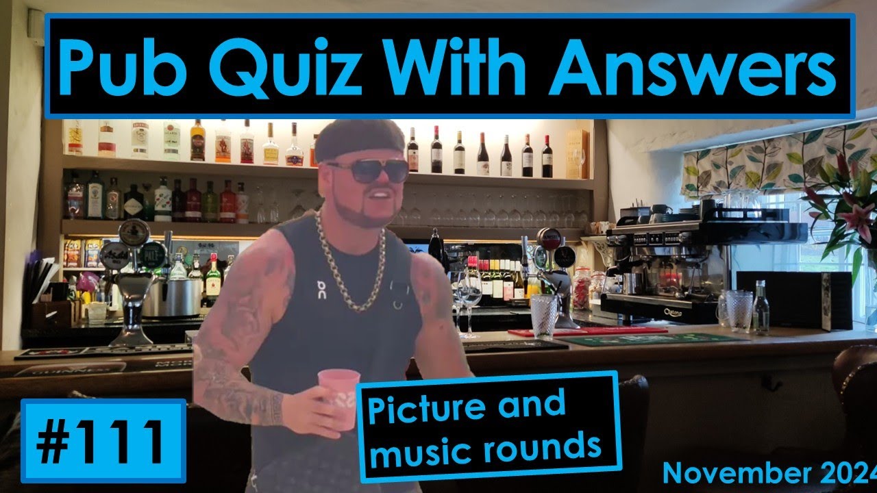 #111 PUB QUIZ. Music, picture and connection rounds