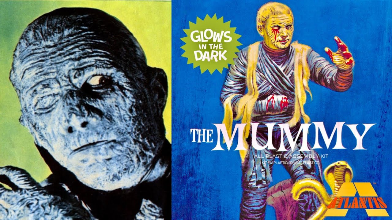 Atlantis The Mummy Glow Model Kit, Aurora Reissue Review