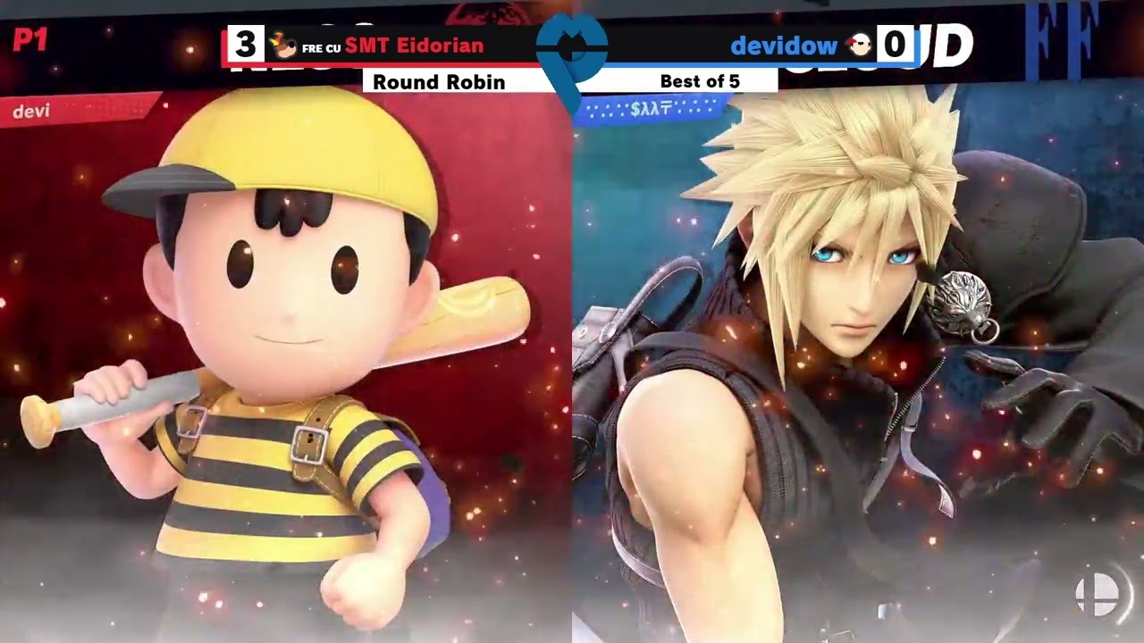 SMT Eidorian (Cloud) VS devidow (Ness) | Round Robin | Pixel Smash Bi-Weekly #18