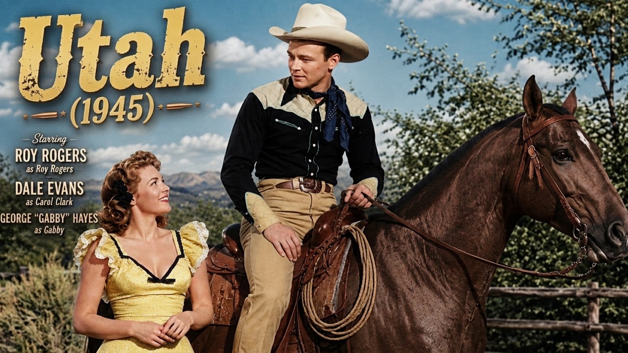 Roy Rogers in Utah (1945) | Classic Cowboy Romance & Musical Western Full Movie