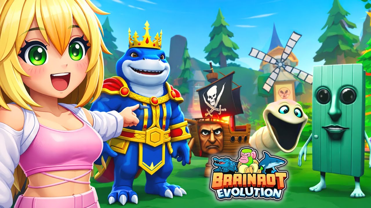 Тралалеро Кингала и НОВЫЕ Брейнроты в Brainrot Evolution Roblox | БлокиТоки
