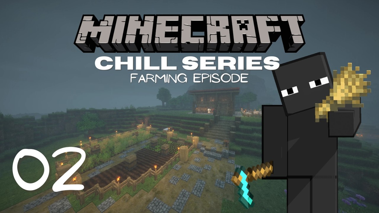 Minecraft Rainy ASMR No Commentary