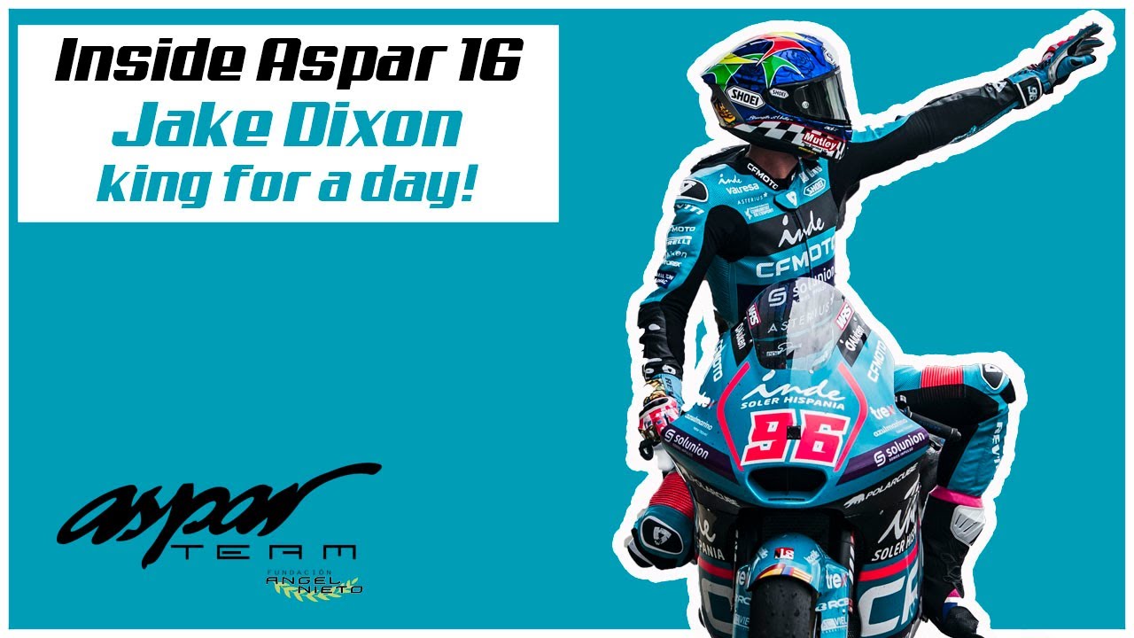 Inside Aspar - Jake Dixon, king for a day in Silverstone!