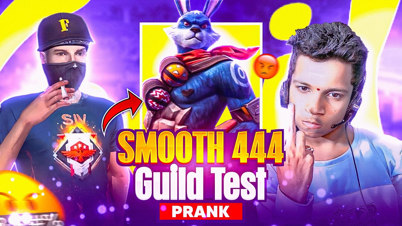 SMOOTH 444 GUILD TEST PRANK 🥵 ON LIVE 😱🔥-SAMSUNG A3,A5,A6,A7,J2,J5,J7,S5,S6,S7,S9,A10,A20,A30,A50