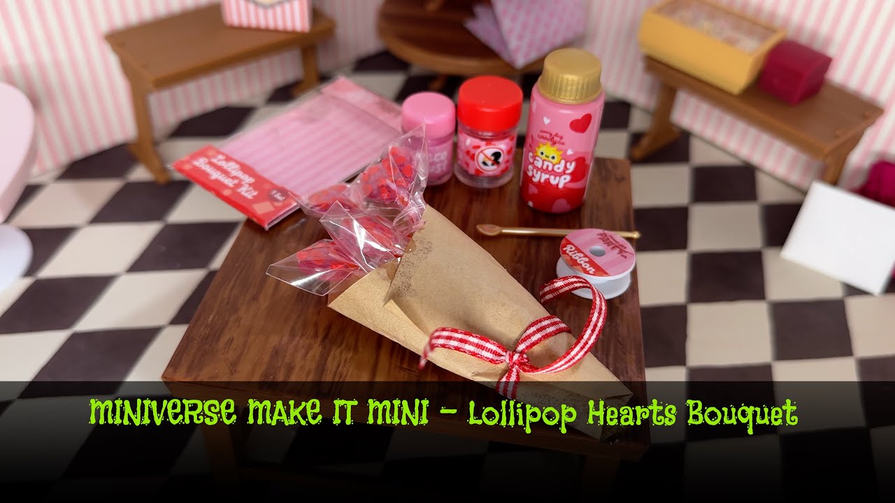Build With Me!  Miniverse Make It Mini Valentine's – Lollipop Hearts Bouquet
