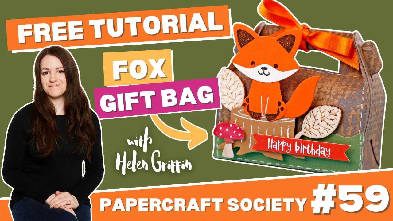 Как сделать свою собственную подарочную коробку в виде лисы | Papercraft Society Box 59 БЕСПЛАТНО...