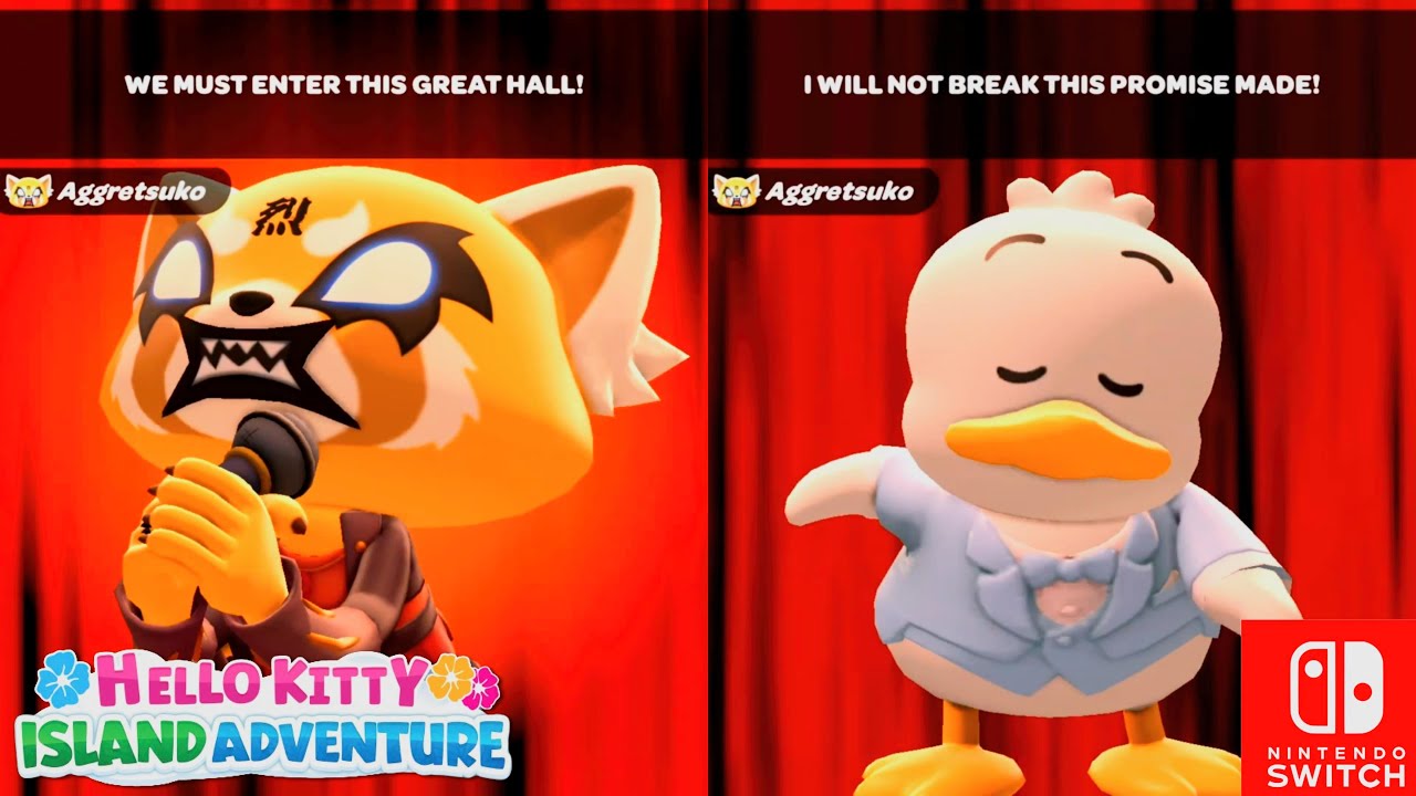 Hello Kitty Island Adventure SWITCH: Quest Heavy Metal Hoesdown & Pekkle dance awkwardly!