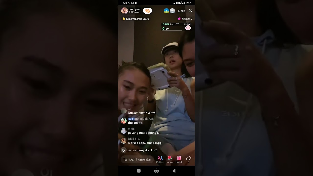 FULL LIVE TIKTOK Yumi,Marella,Shalfa Karaoke dangdut sampe diusir