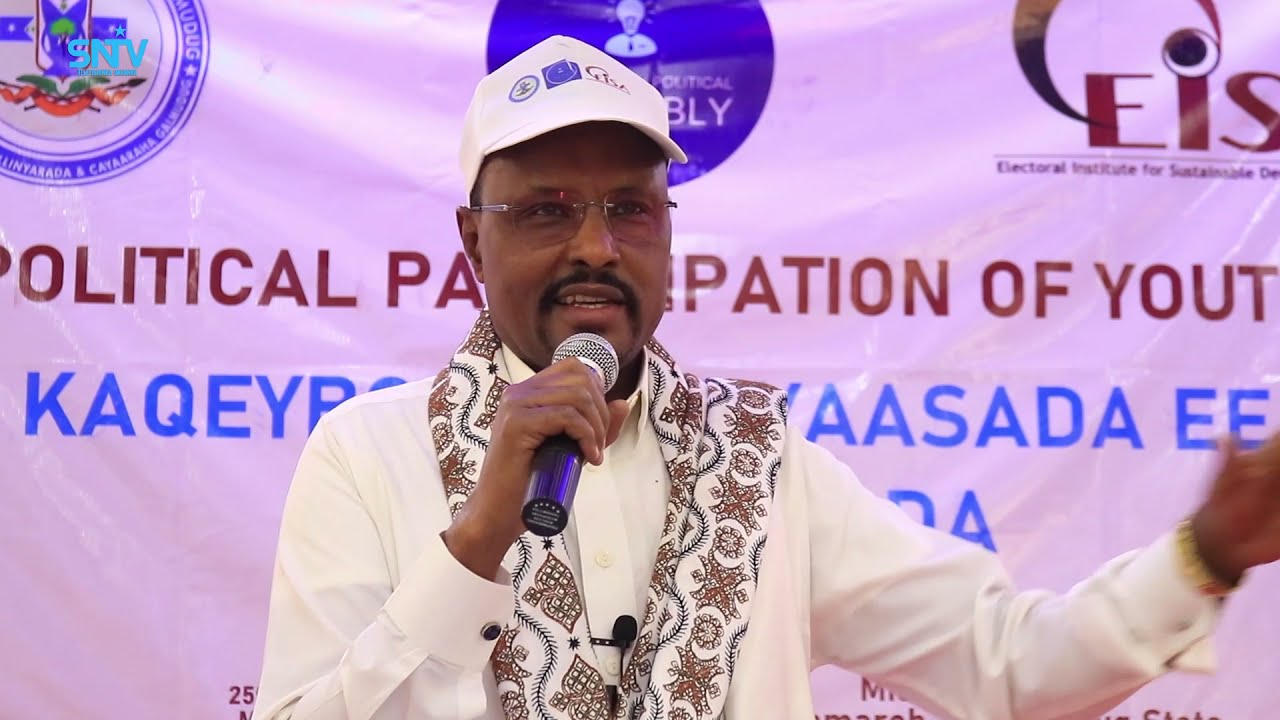 Guddoomiyaha Baarlamaanka Galmudug oo galabta soo xiray Shir looga hadlayay doorka dhallinyaro.