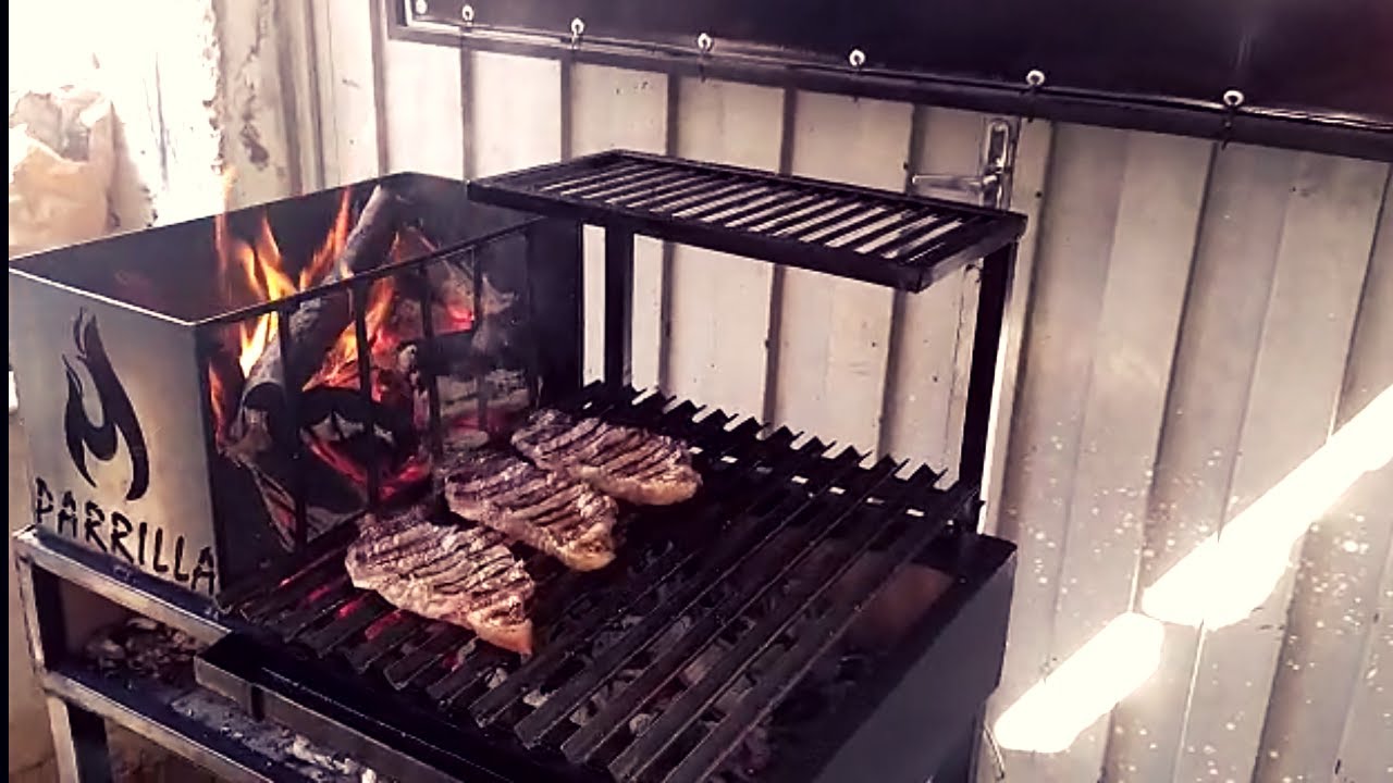 churrasqueira parrilla Argentina e bife de chorizo