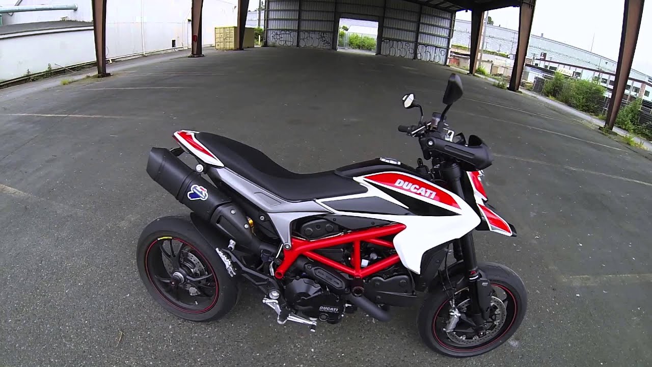 2014 Ducati Hypermotard SP Walkaround with Full Termignoni Exhaust Startup and Rev