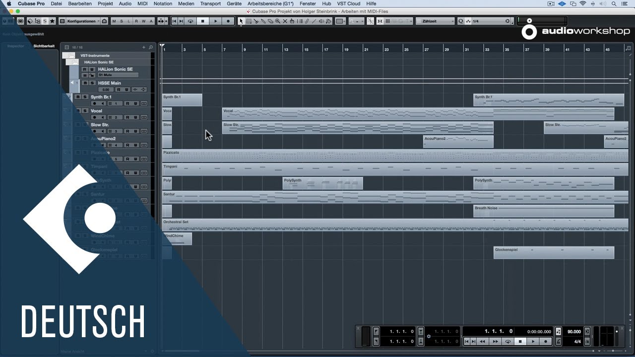 Arbeiten mit MIDI-Files | Cubase Praxis Tipps