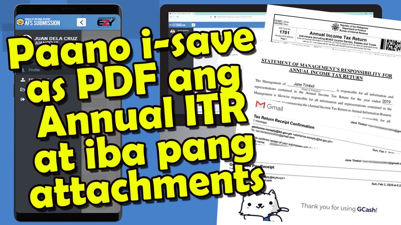 How to Prepare your Annual ITR Forms and other documents for eAFS Submission