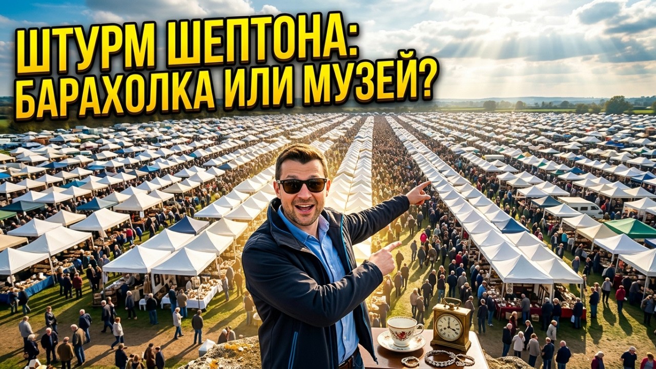 Я БЫЛ В ШОКЕ! 😱 Огромная барахолка Шептон: лучший антиквариат Британии !