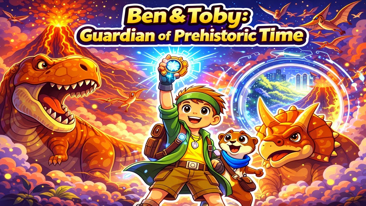 Ben & Toby: Guardian of Prehistoric Time 🦖⏳ | Kids Dinosaur Adventure Animation