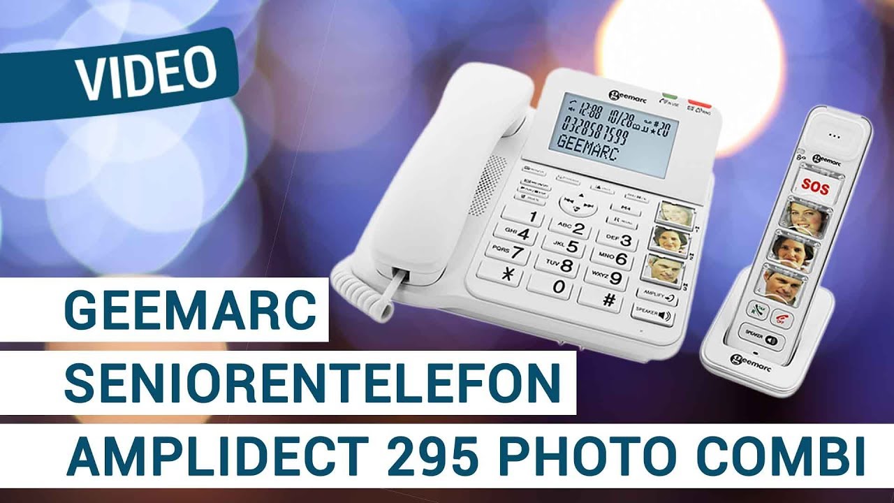 Geemarc Amplidect 295 Photo Combi Seniorentelefon