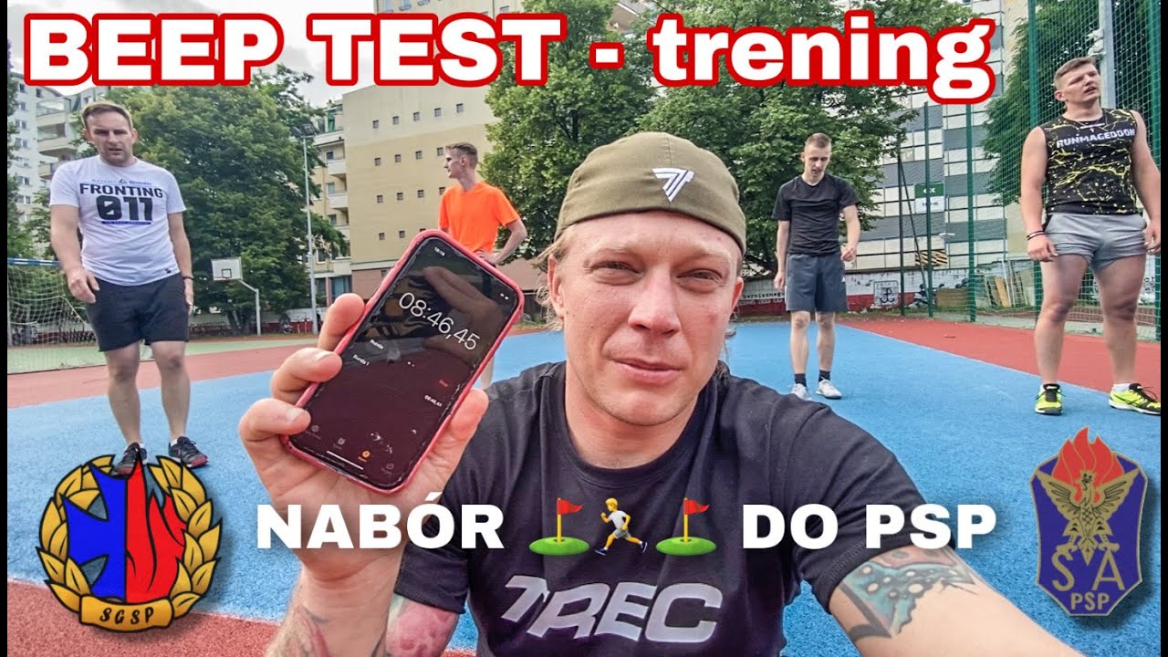 BEEP TEST - prosty i skuteczny trening (wytrzymałość, kondycja) 