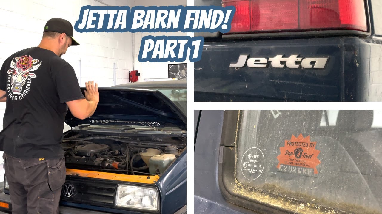 Спасение найденного в сарае Volkswagen MK2 Jetta 1988 года! Часть 1